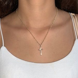 little cross necklace